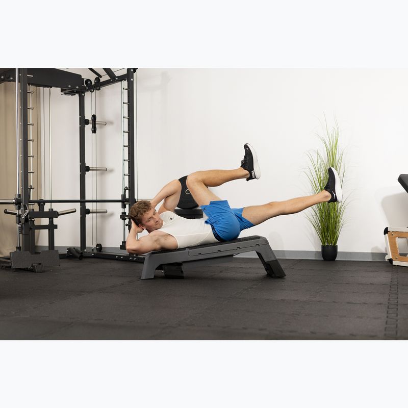 Step do aerobiku XTREXO regulowany 2 w 1 z funkcją ławki szary 7