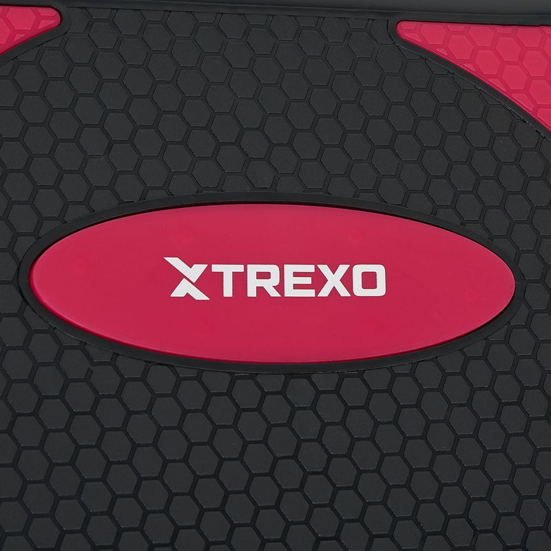 Step do aerobiku TREXO 3 stopniowy max 250kg różowy 7