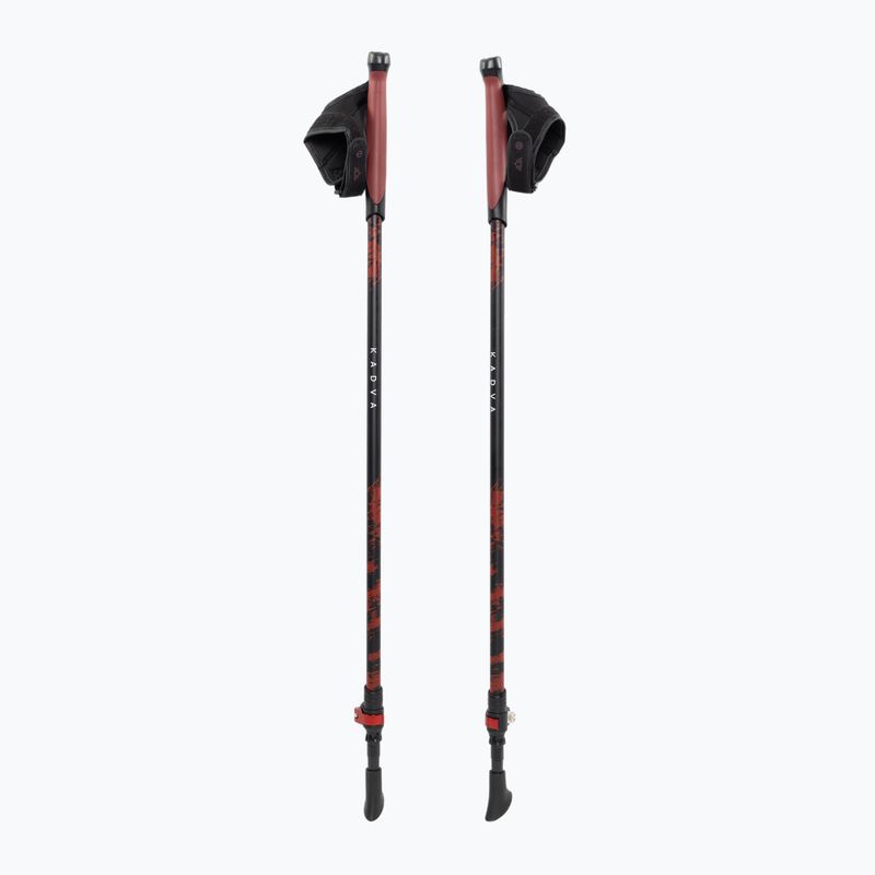 Kije nordic walking KADVA Halna  regulowane czerwony 10