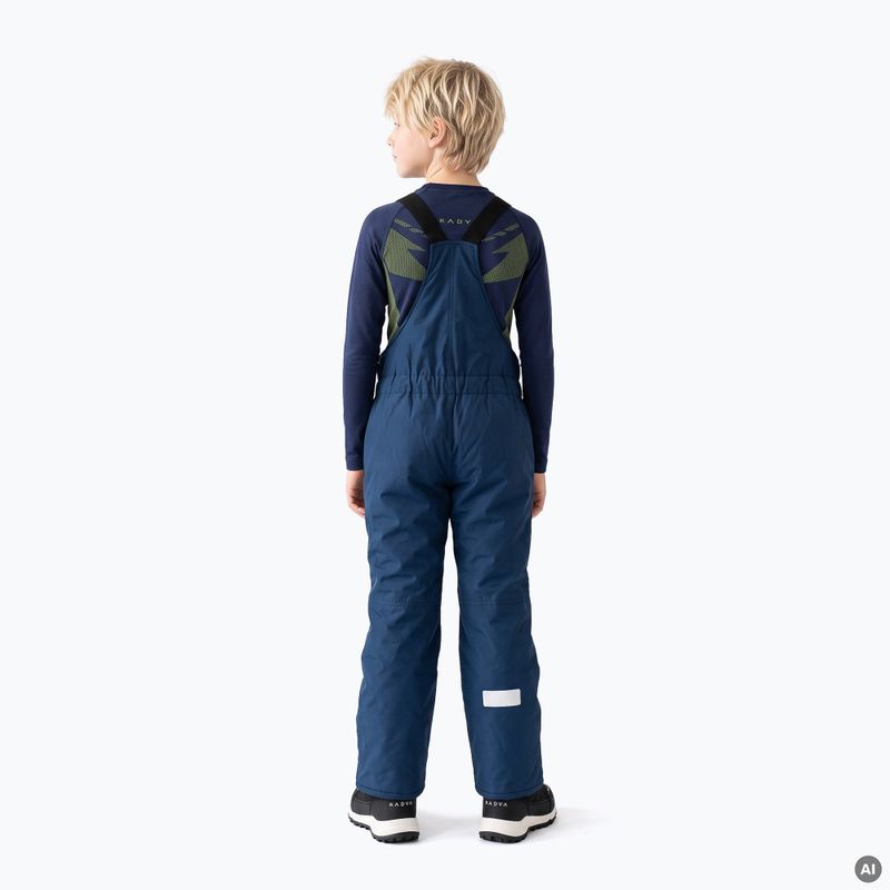 Spodnie narciarskie dziecięce KADVA Skiro Pants granatowy 2