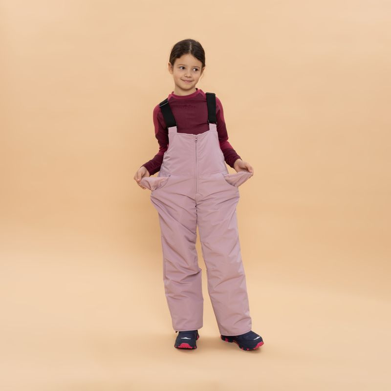 Spodnie narciarskie dziecięce KADVA Skiro Pants różowy 5
