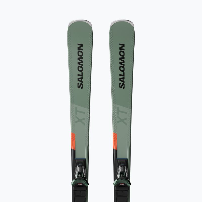 Narty zjazdowe Salomon S/Max 8 XT + wiązania M11 GW oil green/black/neon red 4