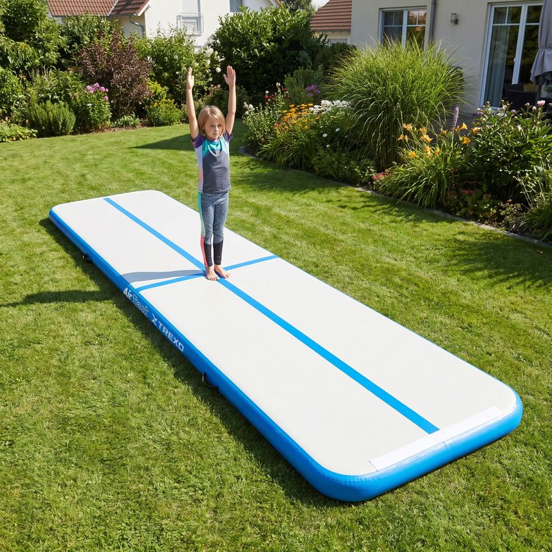 Ścieżka gimnastyczna XTREXO 400 x 100 x 10 cm biały 10