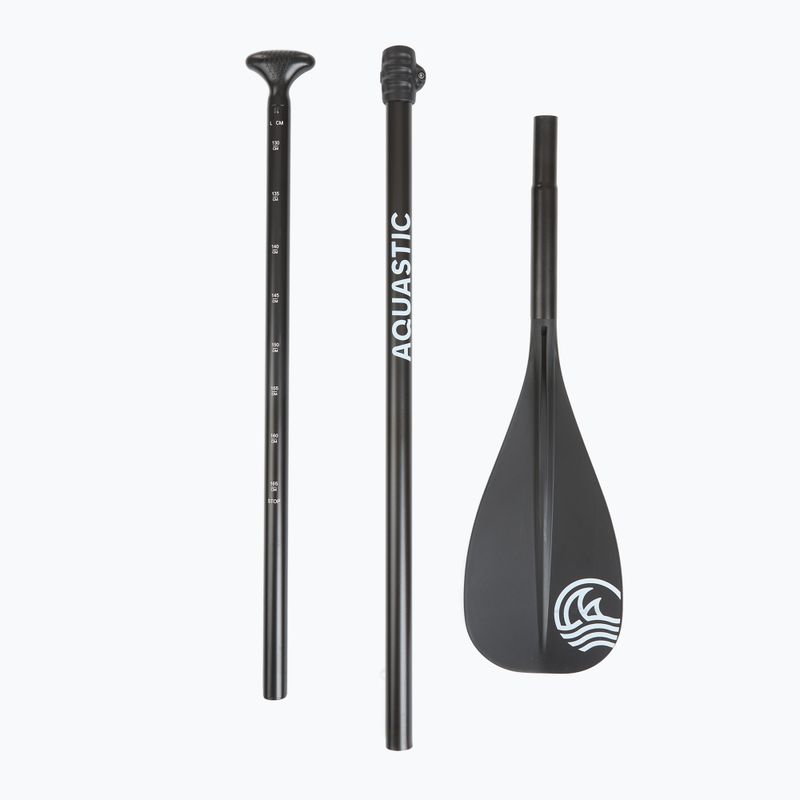 Zestaw deska SUP pompowana dziecięca AQUASTIC Perth 8'0" allround niebieski 14