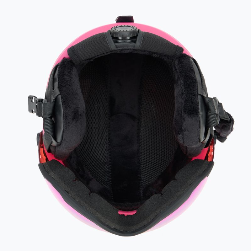 Kask narciarski dziecięcy ATTABO Avens 2.0 Jr Visor różowy 7