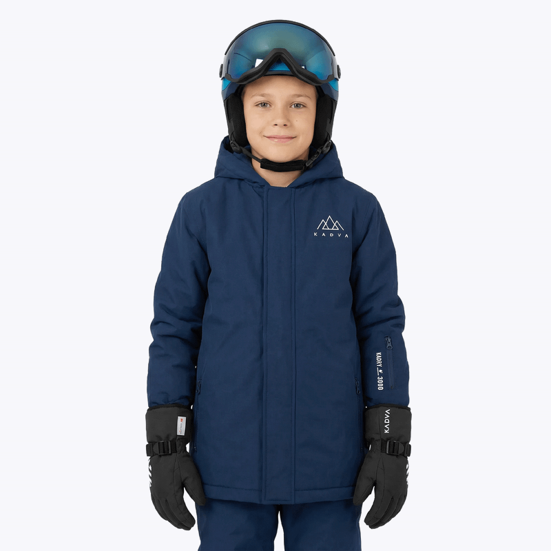 Kask narciarski dziecięcy ATTABO Avens 2.0 Jr Visor niebieski 3