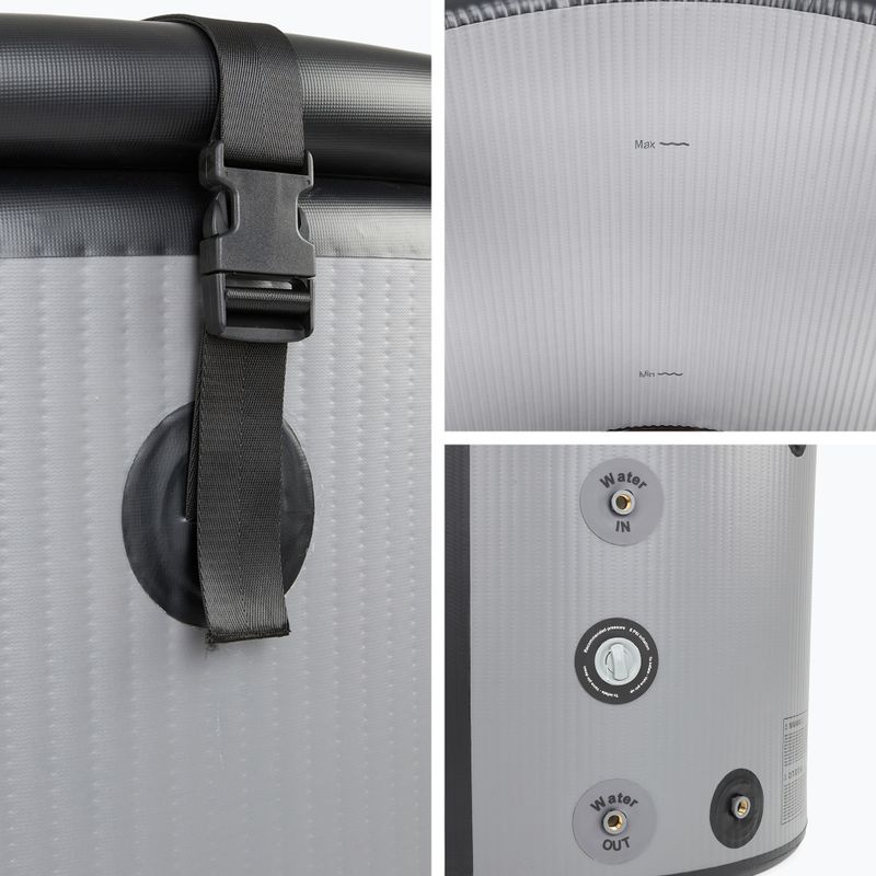 Basen do morsowania AQUASTIC BrrFree 382 l dropstitch szary 12