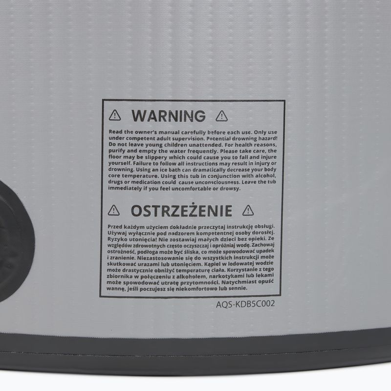 Basen do morsowania AQUASTIC BrrFree 382 l dropstitch szary 15