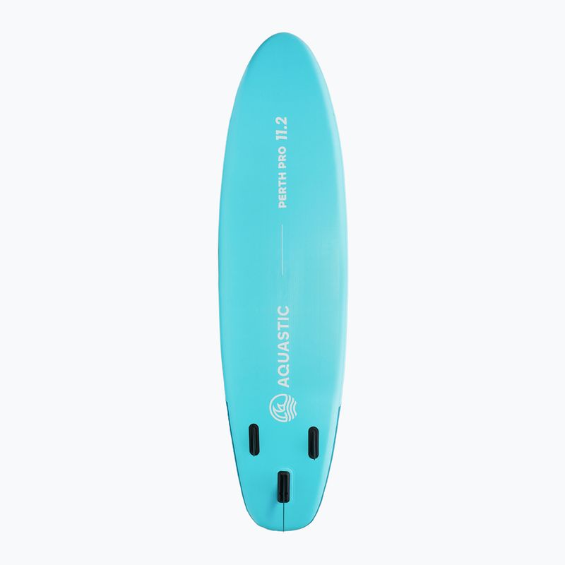 Zestaw deska SUP pompowana AQUASTIC Perth Pro 11'2" allround zielony 4