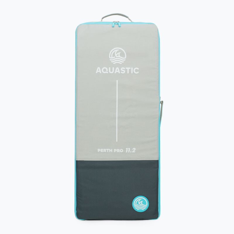 Zestaw deska SUP pompowana AQUASTIC Perth Pro 11'2" allround zielony 14