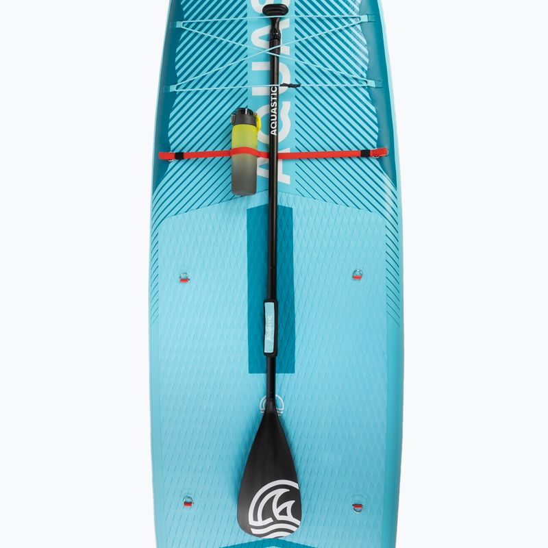 Zestaw deska SUP pompowana AQUASTIC Perth Pro 11'2" allround zielony 17