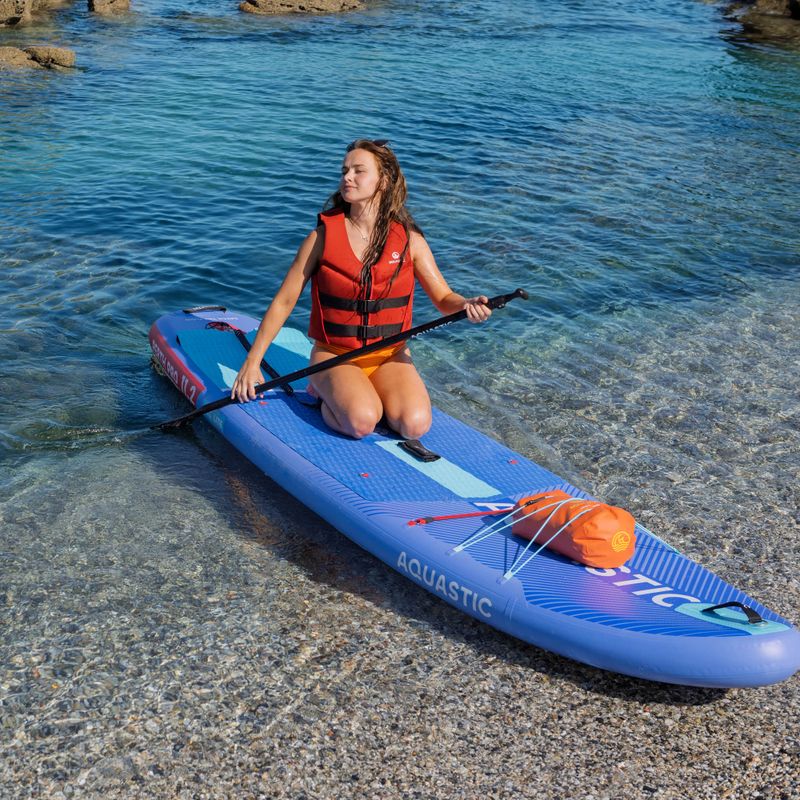 Zestaw deska SUP pompowana AQUASTIC Perth Pro 11'2" allround niebieski 22