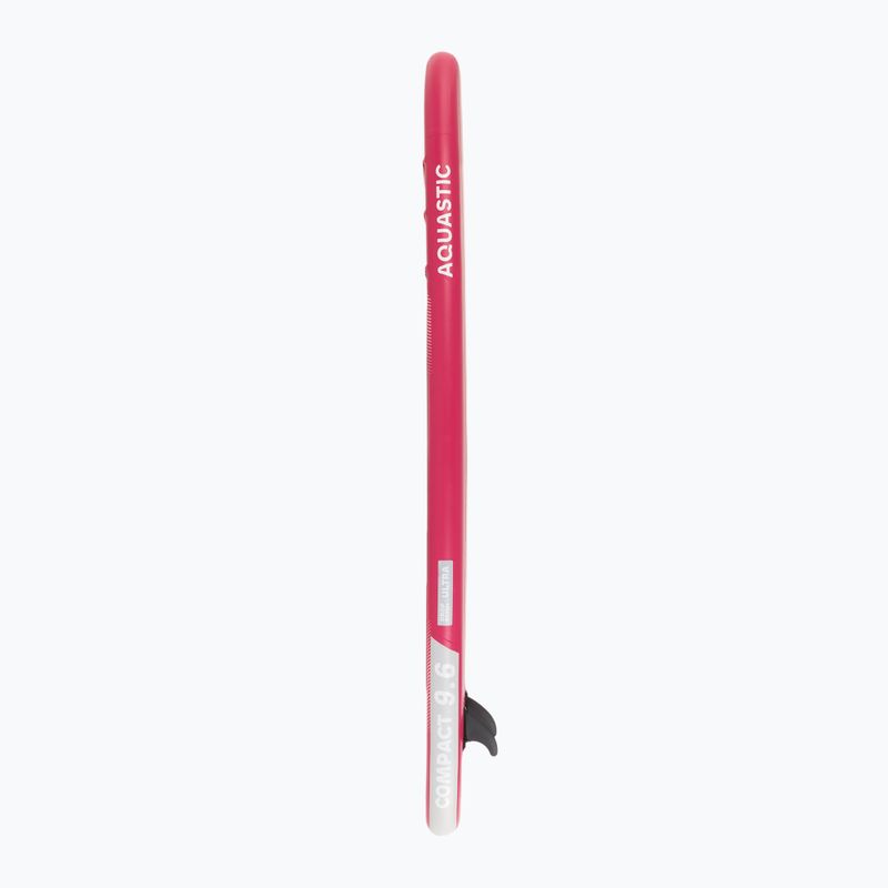 Zestaw deska SUP pompowana AQUASTIC Compact 9'6" różowy 5