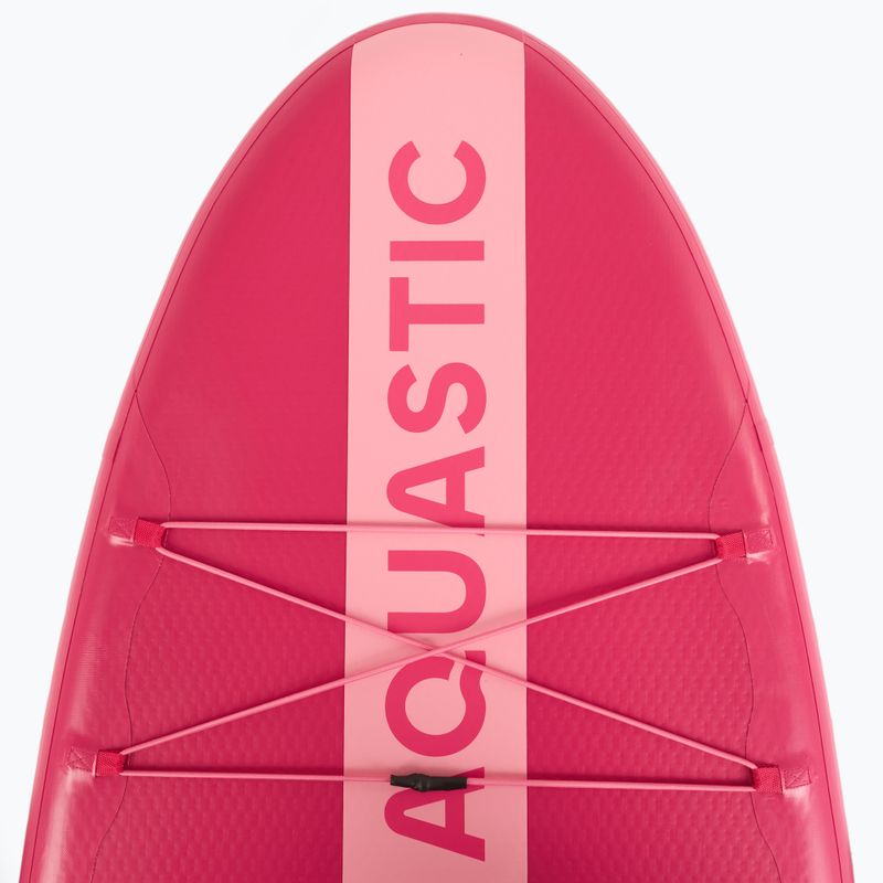 Zestaw deska SUP pompowana AQUASTIC Compact 9'6" różowy 6