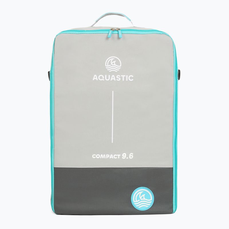Zestaw deska SUP pompowana AQUASTIC Compact 9'6" różowy 15