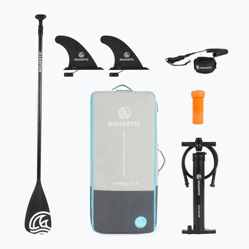 Deska SUP AQUASTIC Compact 9'6" różowy 16