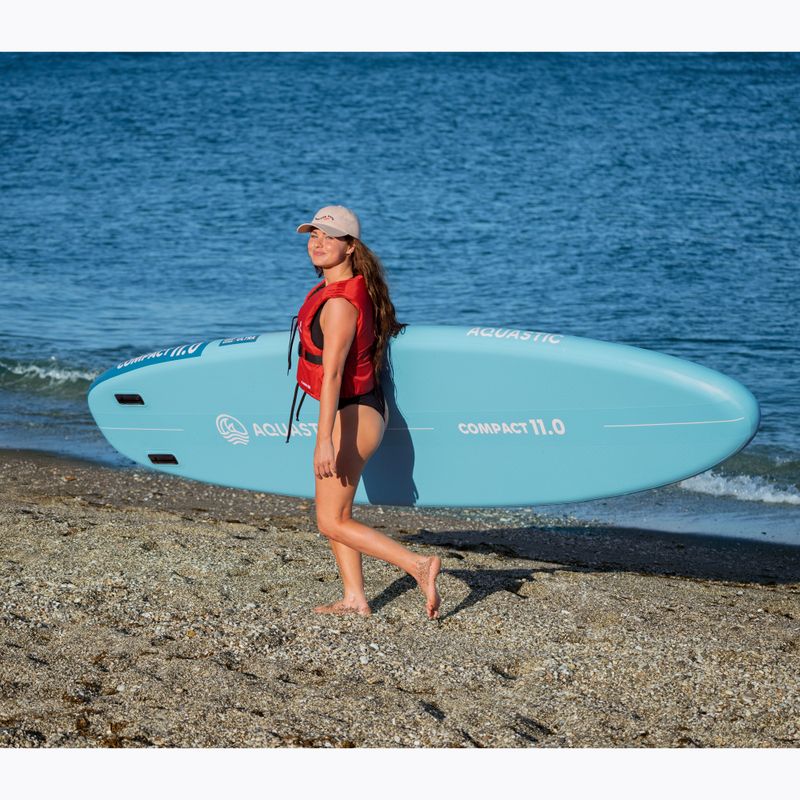 Zestaw deska SUP pompowana Compact 11'0" niebieski 20