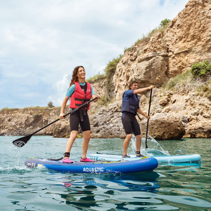 Zestaw deska SUP pompowana AQUASTIC Perth 10'8" allround ciemny niebieski 22
