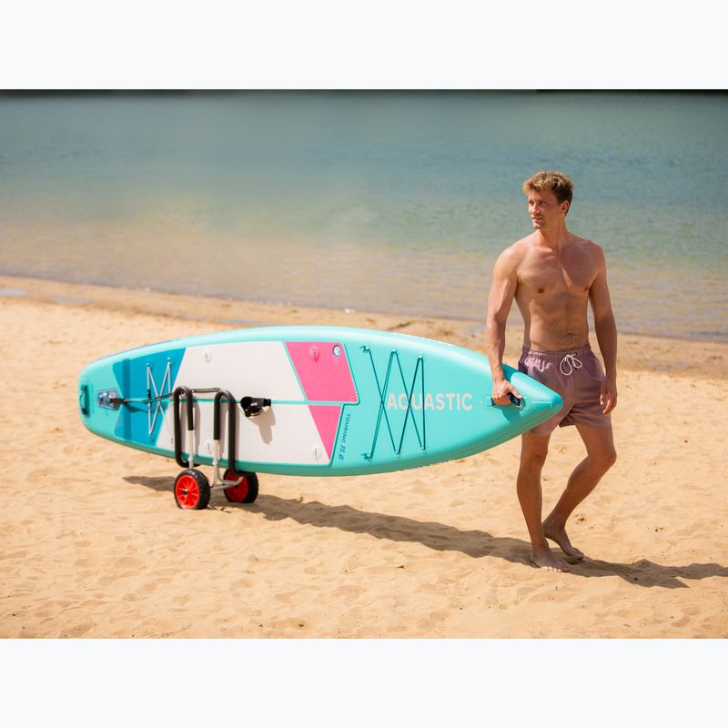 Wózek na 2 deski SUP AQUASTIC srebrny 10
