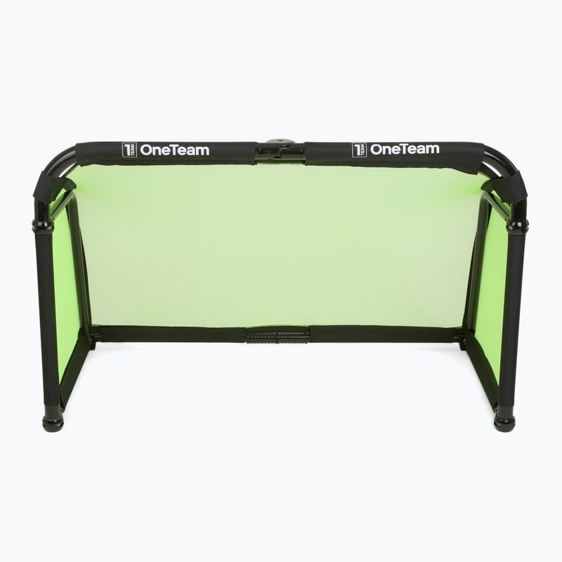 Bramka do piłki nożnej OneTeam SWIFTGOAL 150 x 90 cm składana czarny/zielony 4