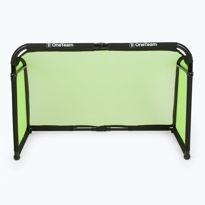 Bramka do piłki nożnej OneTeam SWIFTGOAL 180 x 120 cm składana czarny/zielony 4