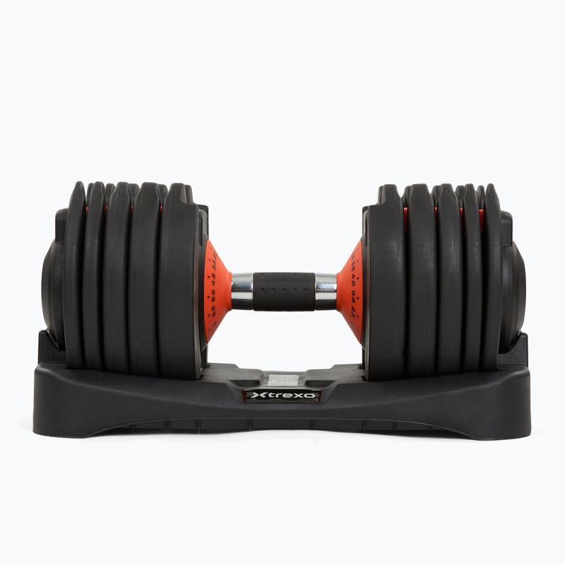 Hantel regulowana XTREXO 24 kg EVO czarny 4