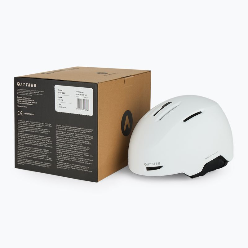 Kask narciarski ATTABO Avens 2.0 biały 10