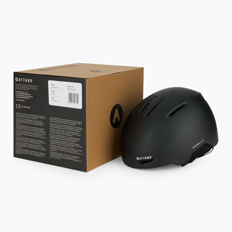 Kask narciarski ATTABO Avens 2.0 czarny 10