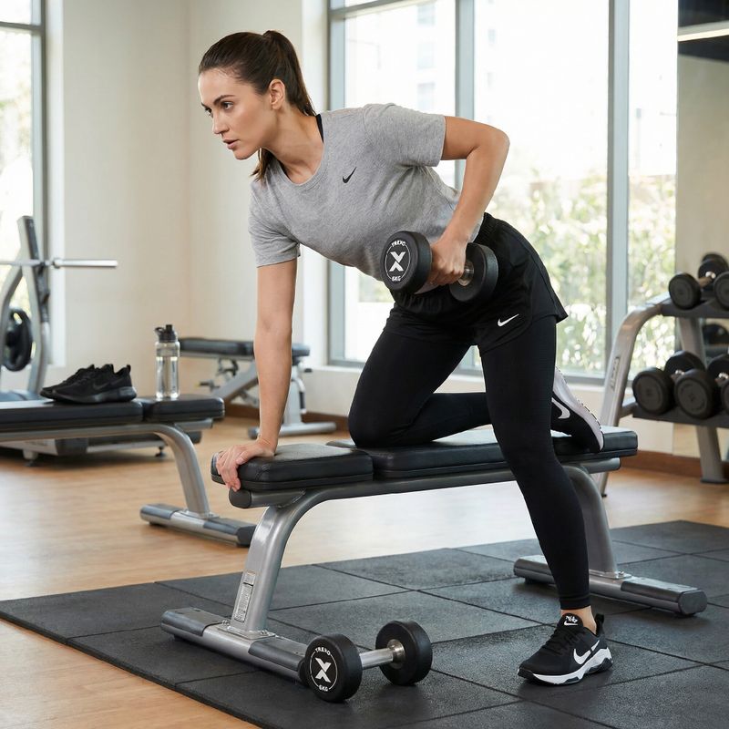 Hantel żeliwny gumowany XTREXO Pro 6 kg czarny 6