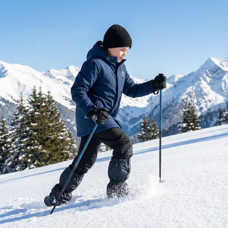 Kije narciarskie dziecięce KADVA Kidd niebieski 2