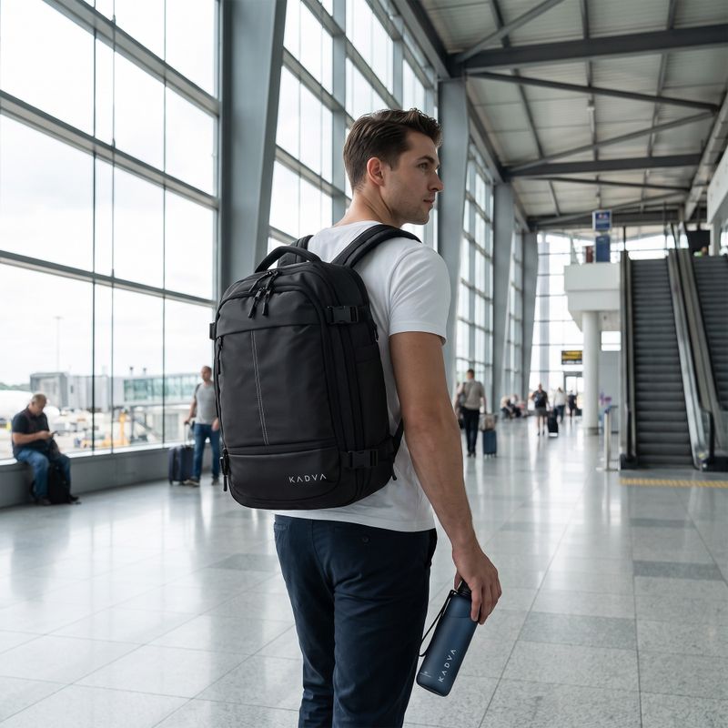 Plecak próżniowy kabinowy KADVA ARTravel 22 l czarny 4