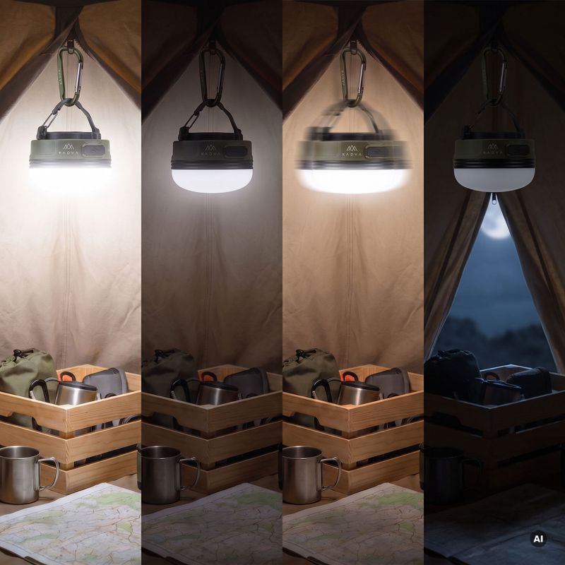 Lampa kempingowa KADVA Suno zielony 4