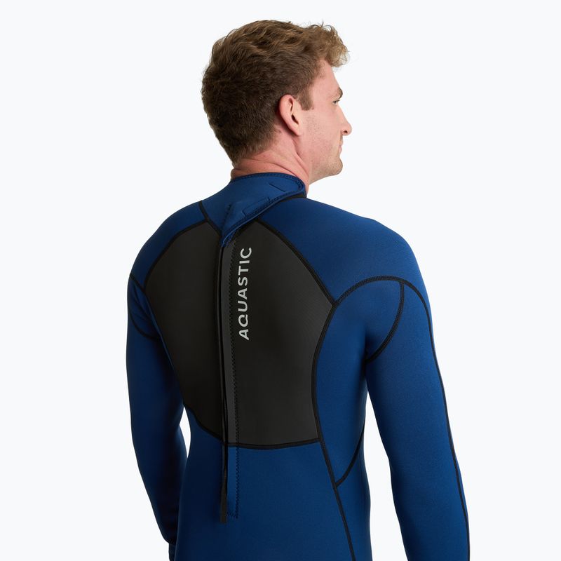 Pianka surfingowa męska AQUASTIC z neoprenu 3/2 mm WAVEY 3/2 granatowy 9