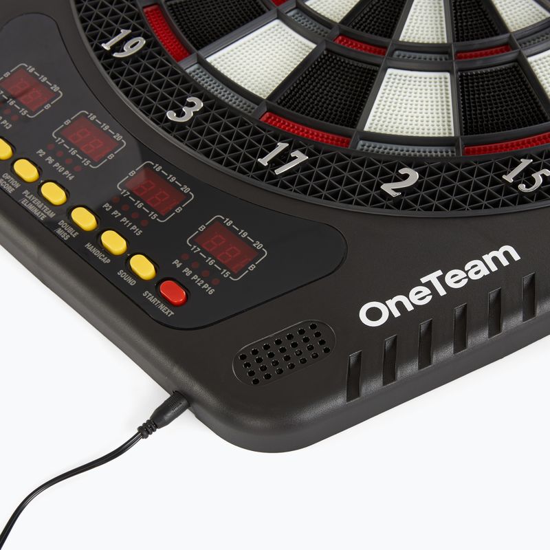 Tarcza do darta elektroniczna OneTeam TargetJoy szary 7