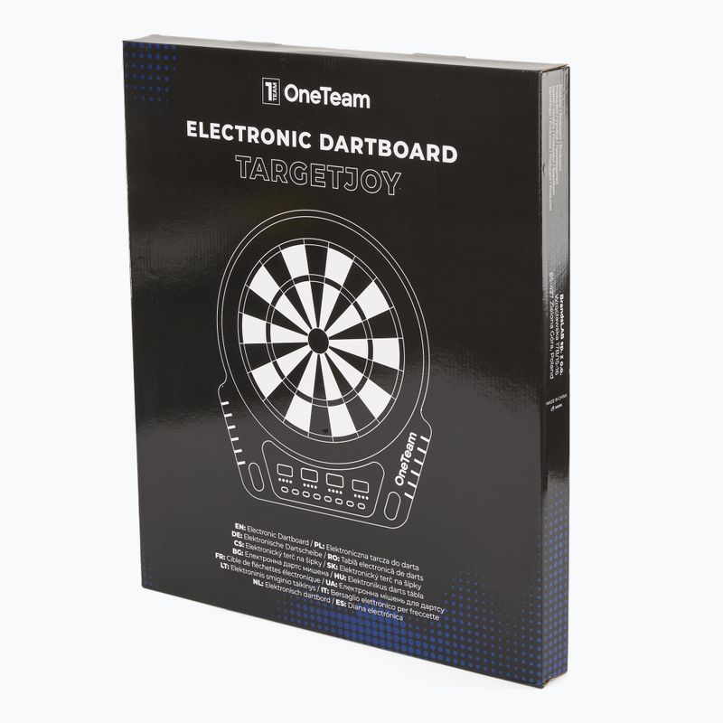 Tarcza do darta elektroniczna OneTeam TargetJoy szary 9