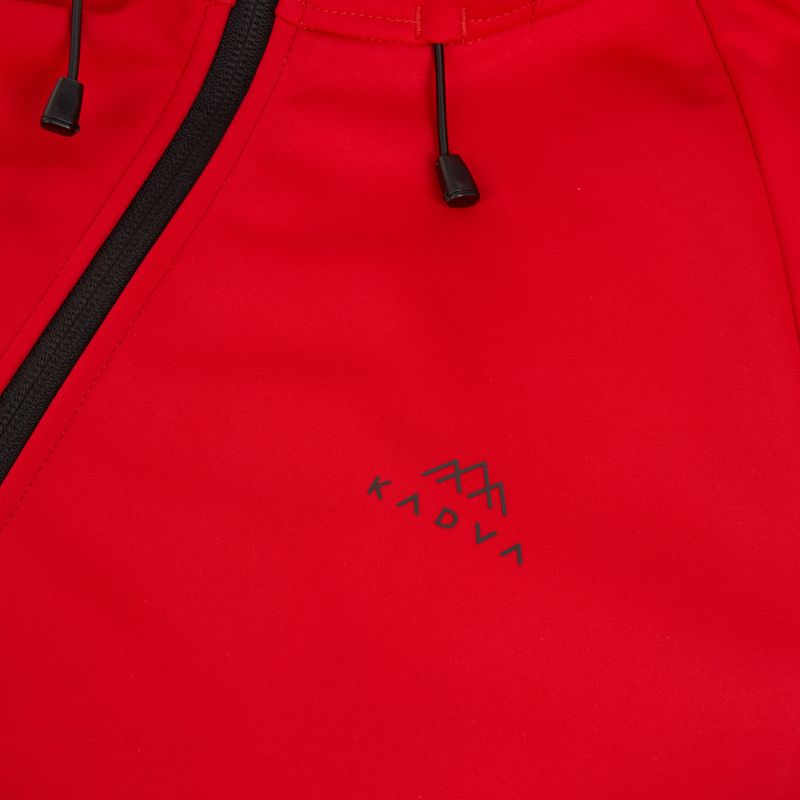 Bluza trekkingowa męska KADVA Arix WP 5K/3K softshell hybrid czerwony 3