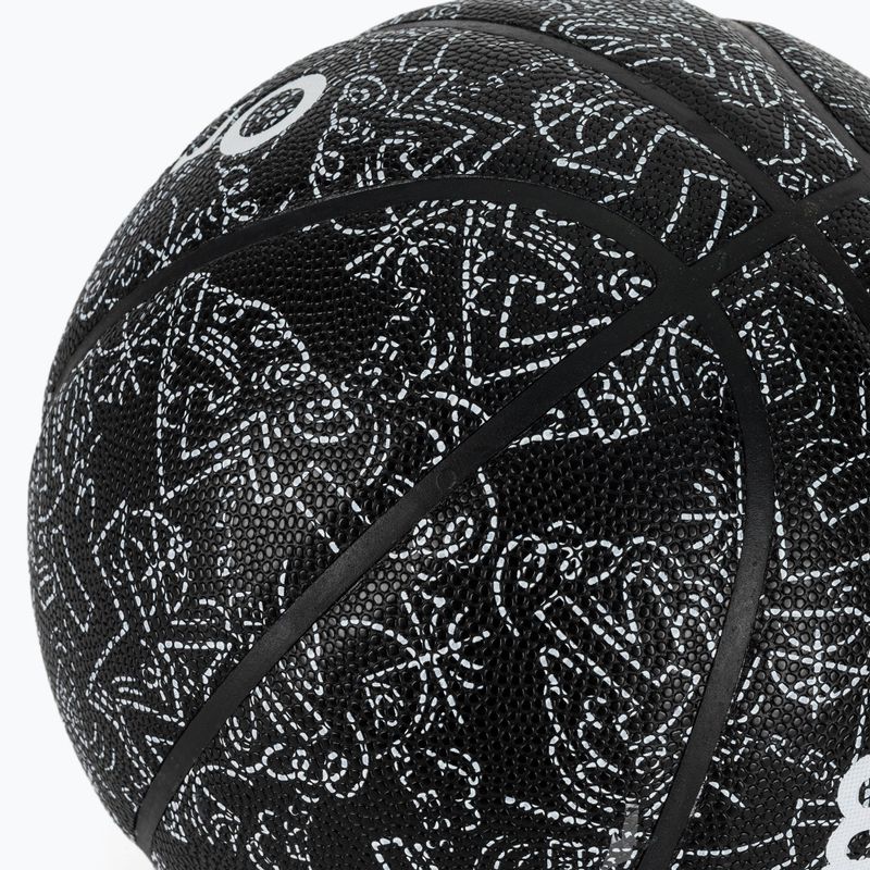 Piłka do koszykóki OneTeam Neon czarny rozmiar 7 3