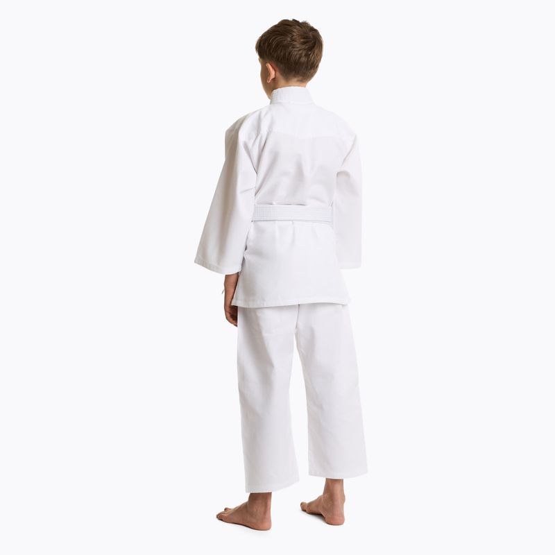 Judoga dziecięca HOOK FIGHTING Judo - Back To School biały 4