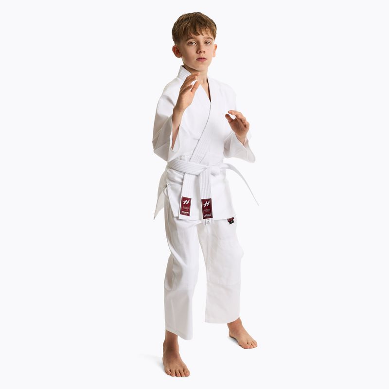 Judoga dziecięca HOOK FIGHTING Judo - Back To School biały 5