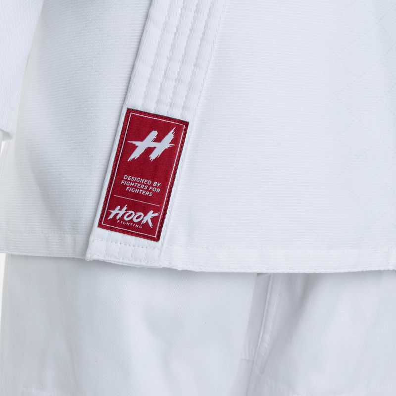 Judoga dziecięca HOOK FIGHTING Judo - Back To School biały 14