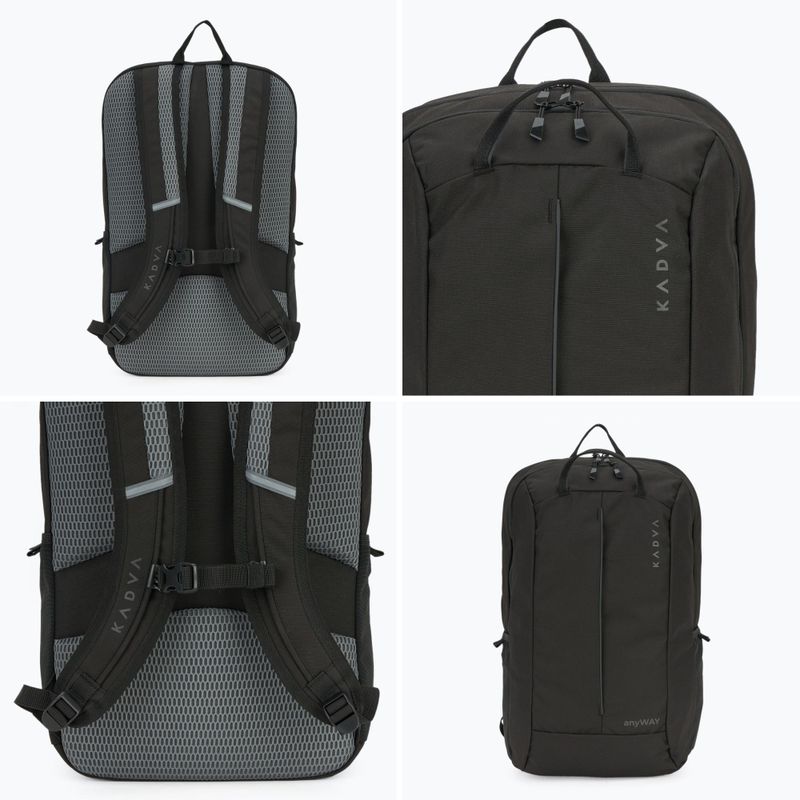 Plecak turystyczny KADVA anyWAY 25 l czarny 9