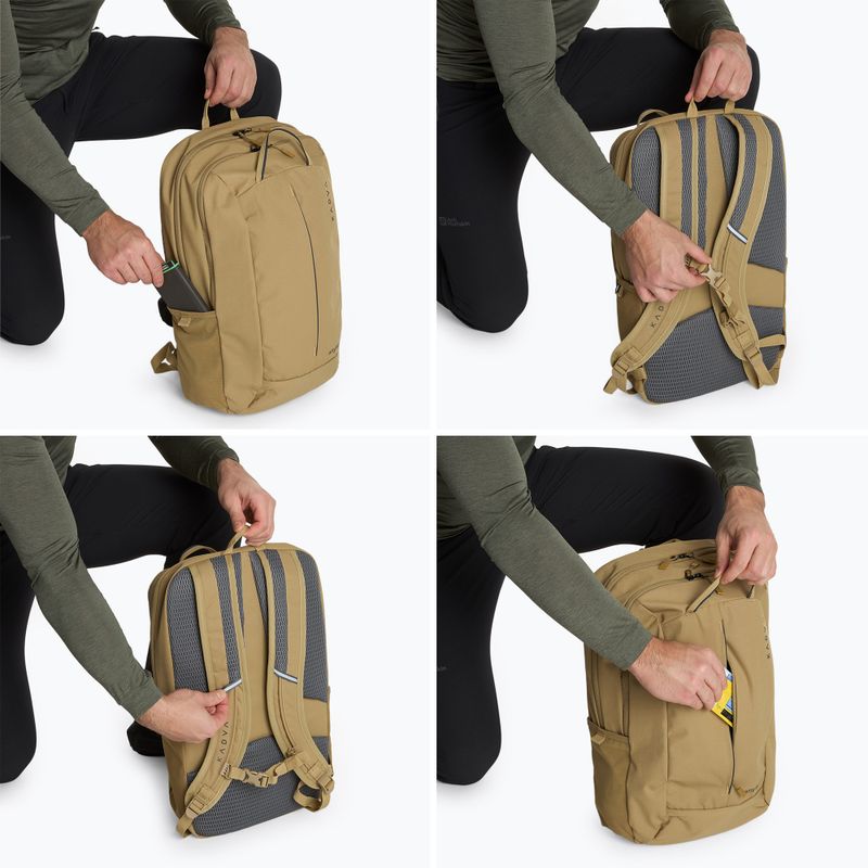 Plecak turystyczny KADVA anyWAY 25 l piaskowy 8