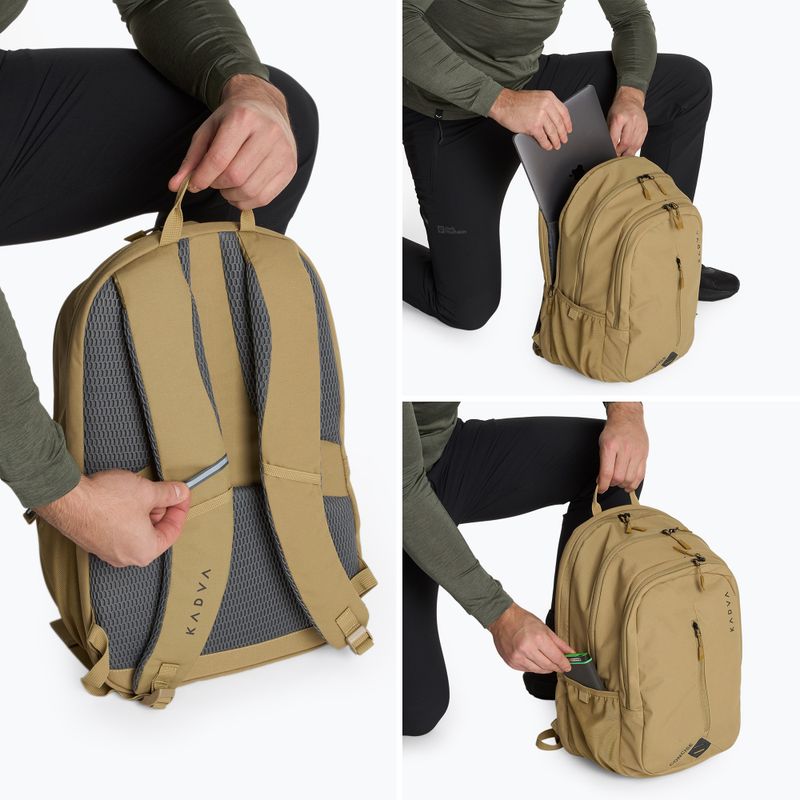 Plecak turystyczny KADVA Concise 20 l piaskowy 6