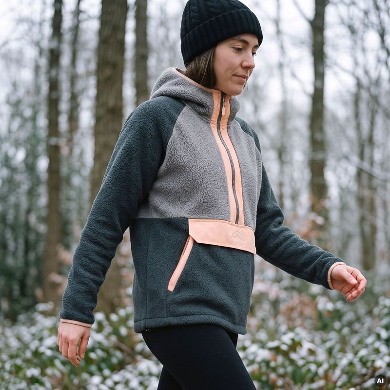 Bluza polarowa damska KADVA RODIA WMNS czarny 11