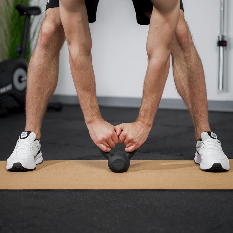 Kettlebell Żeliwny TREXO 4 kg czarny 4