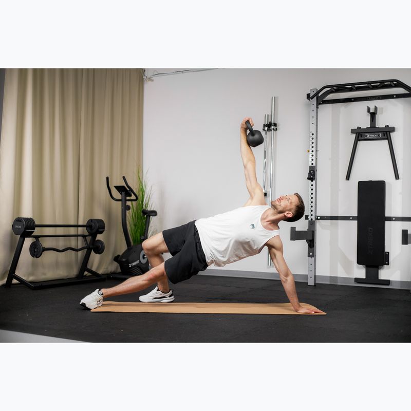 Kettlebell Żeliwny TREXO 10 kg czarny 5