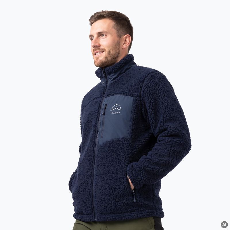 Bluza polarowa męska KADVA Rodvik granatowy 5