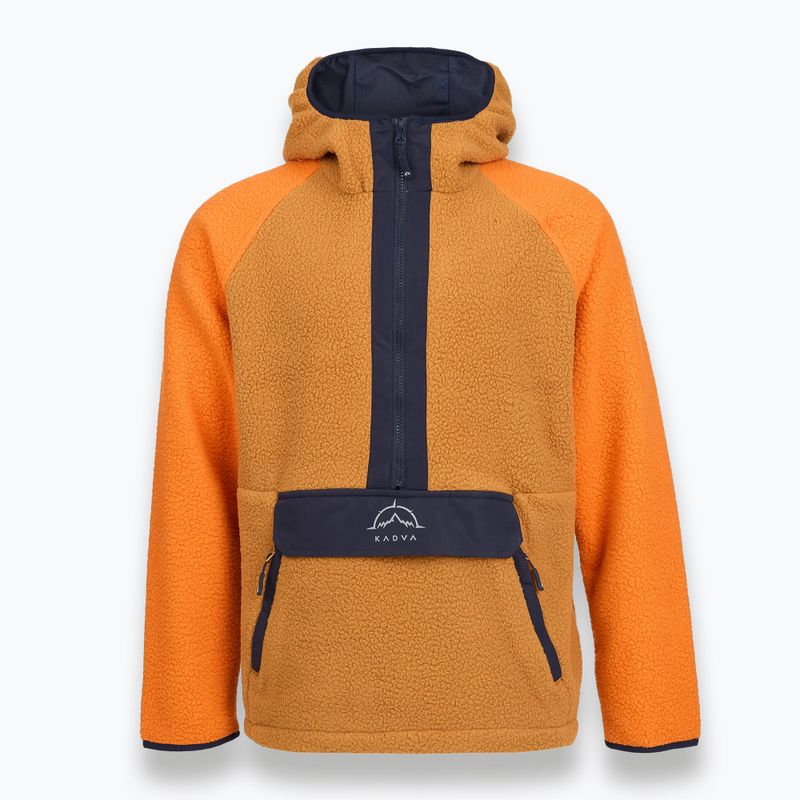 Bluza polarowa męska KADVA RODIA brązowy 3