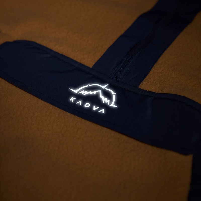 Bluza polarowa męska KADVA RODIA brązowy 9