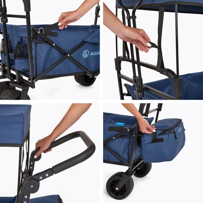 Wózek transportowy AQUASTIC Cart niebieski 7